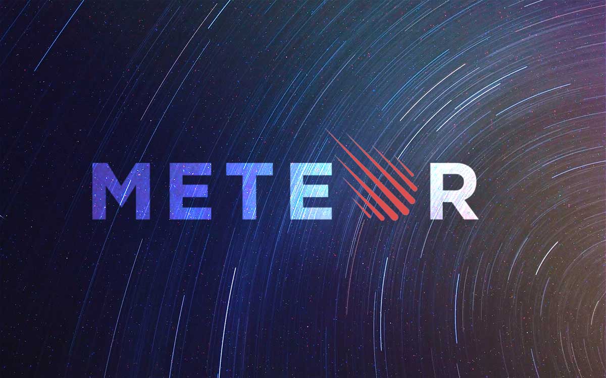 meteor logo art
