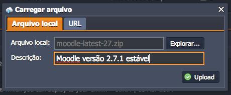Upload do Moodle